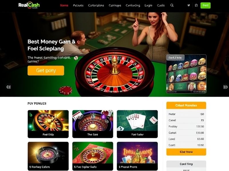 Discover the safest and most popular real-cash online casinos. Get expert reviews, game guides, and updates on the best real money gambling platforms for slots, poker, blackjack, and more.